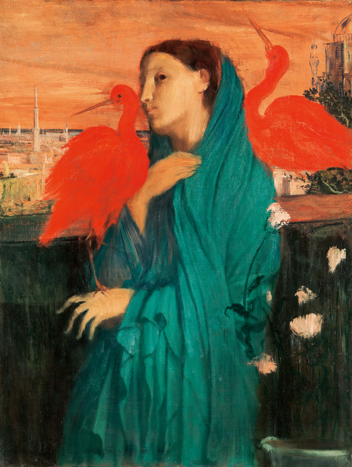  埃德加·德加 Edgar Degas—— 女子与朱鹭